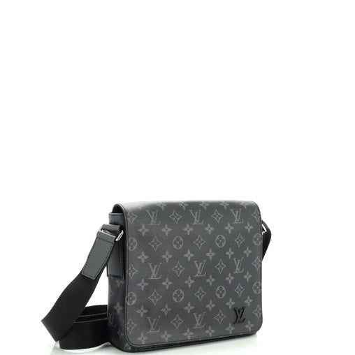 LOUIS VUITTON MONOGRAM ECLIPSE DISTRICT PM MESSENGER BAG