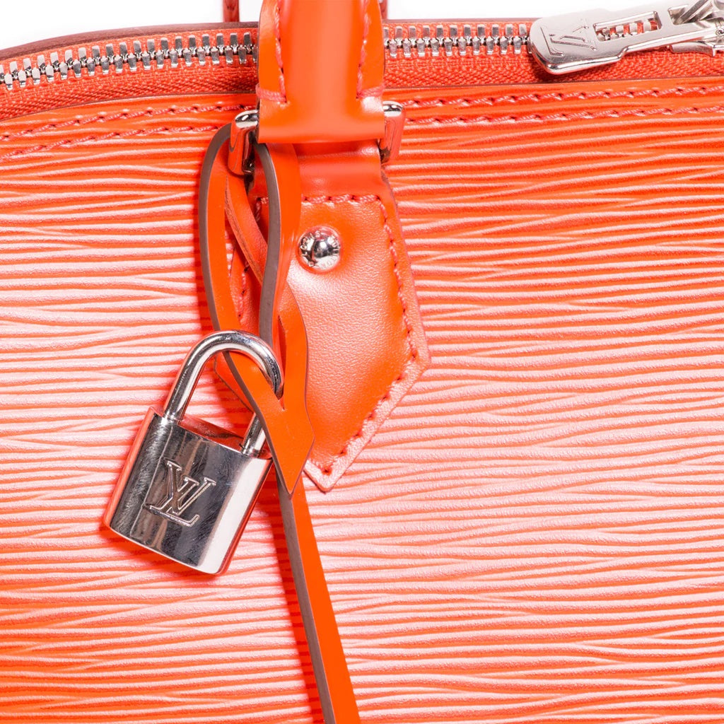 LOUIS VUITTON EPI LEATHER ALMA GM IN ORANGE