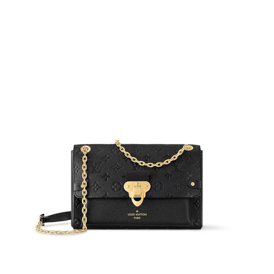 LOUIS VUITTON EMPREINTE LEATHER VAVIN MONOGRAM SHOULDER BAG