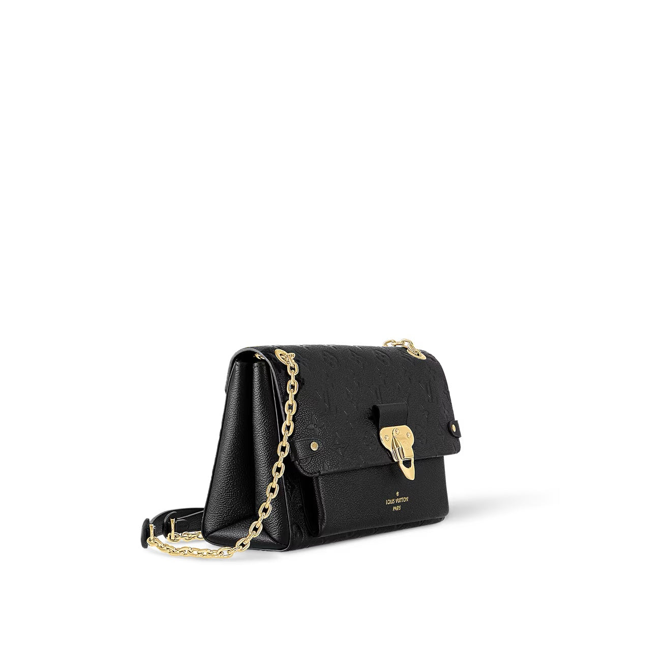 LOUIS VUITTON EMPREINTE LEATHER VAVIN MONOGRAM SHOULDER BAG