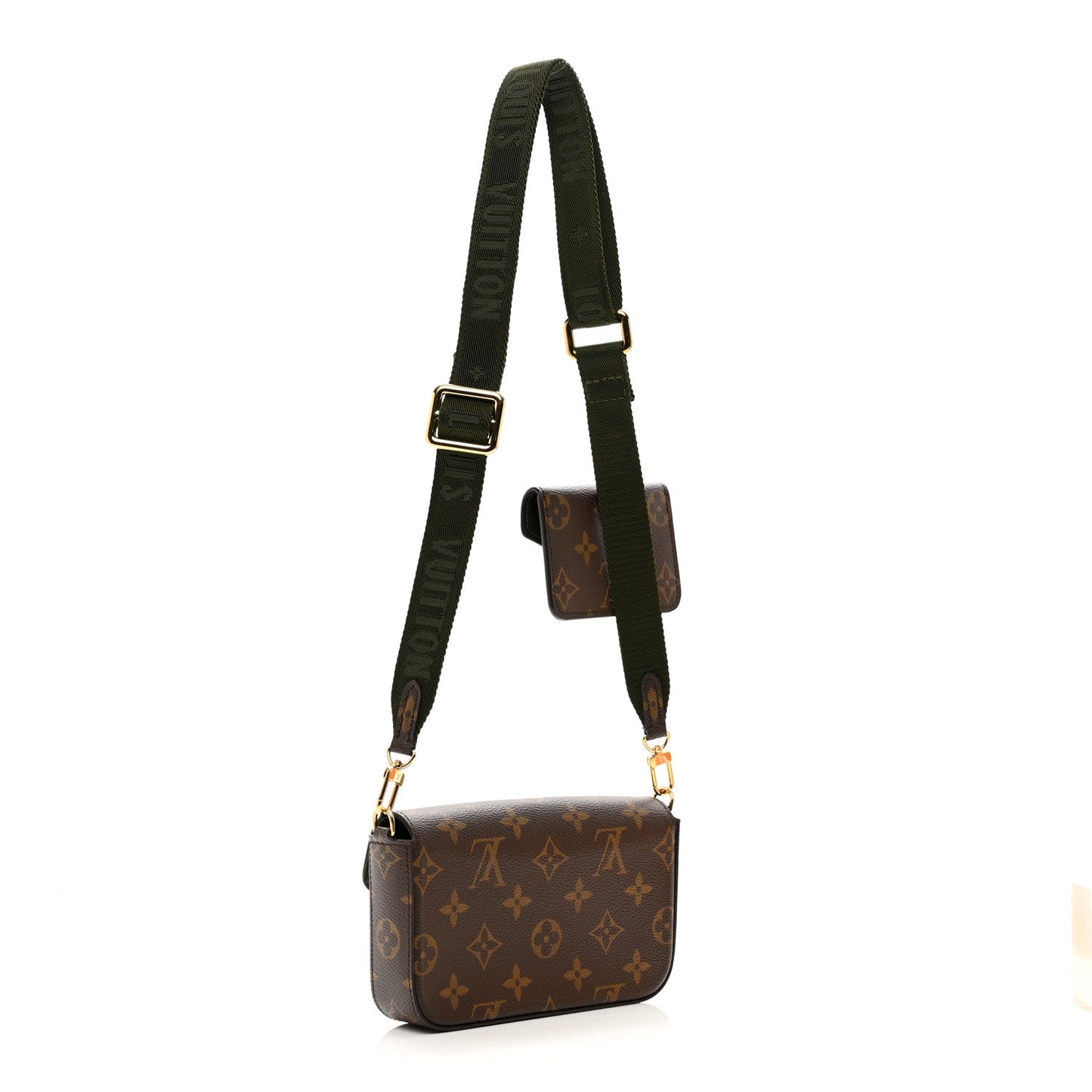 LOUIS VUITTON FELICIE STRAP & GO MONOGRAM POCHETTE CROSSBODY