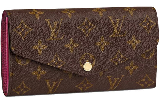 LOUIS VUITTON MONOGRAM SARAH WALLET FUCHSIA