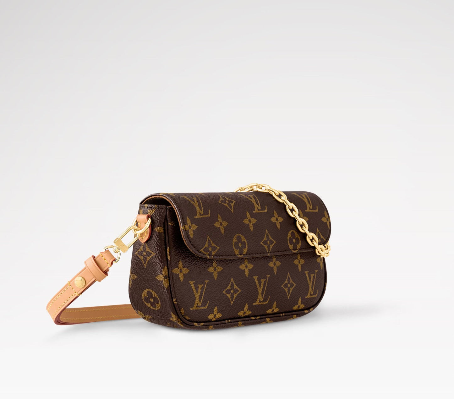 LOUIS VUITTON IVY MONOGRAM WALLET ON CHAIN CROSSBODY BAG