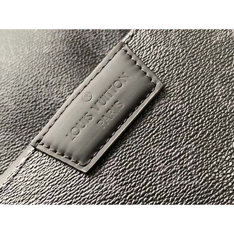 Louis Vuitton LV Unisex Discovery Backpack PM in Supple Monogram Eclipse Coated Canvas