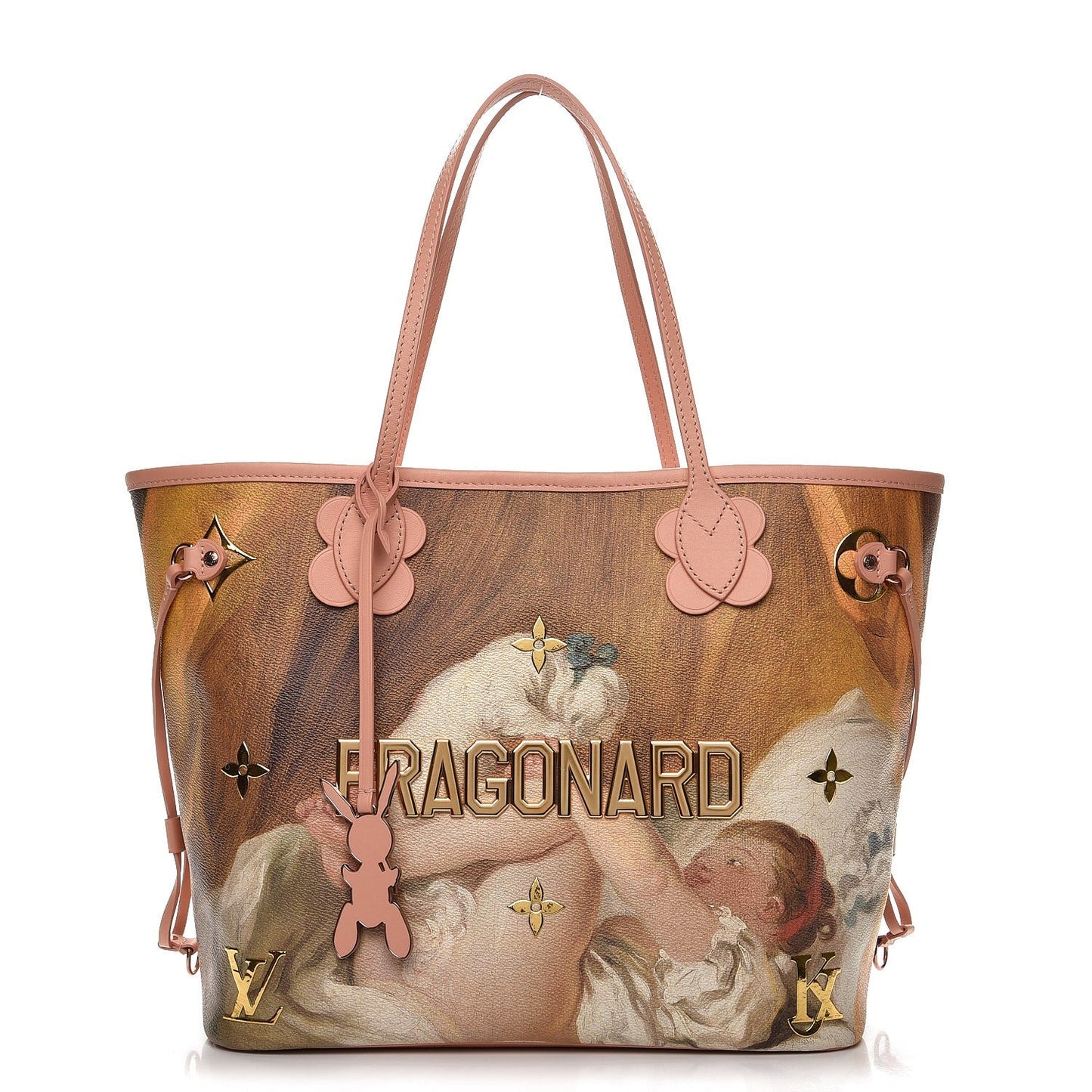 LOUIS VUITTON MASTERS COLLECTION FRAGONARD NEVERFULL TOTE BAG MM