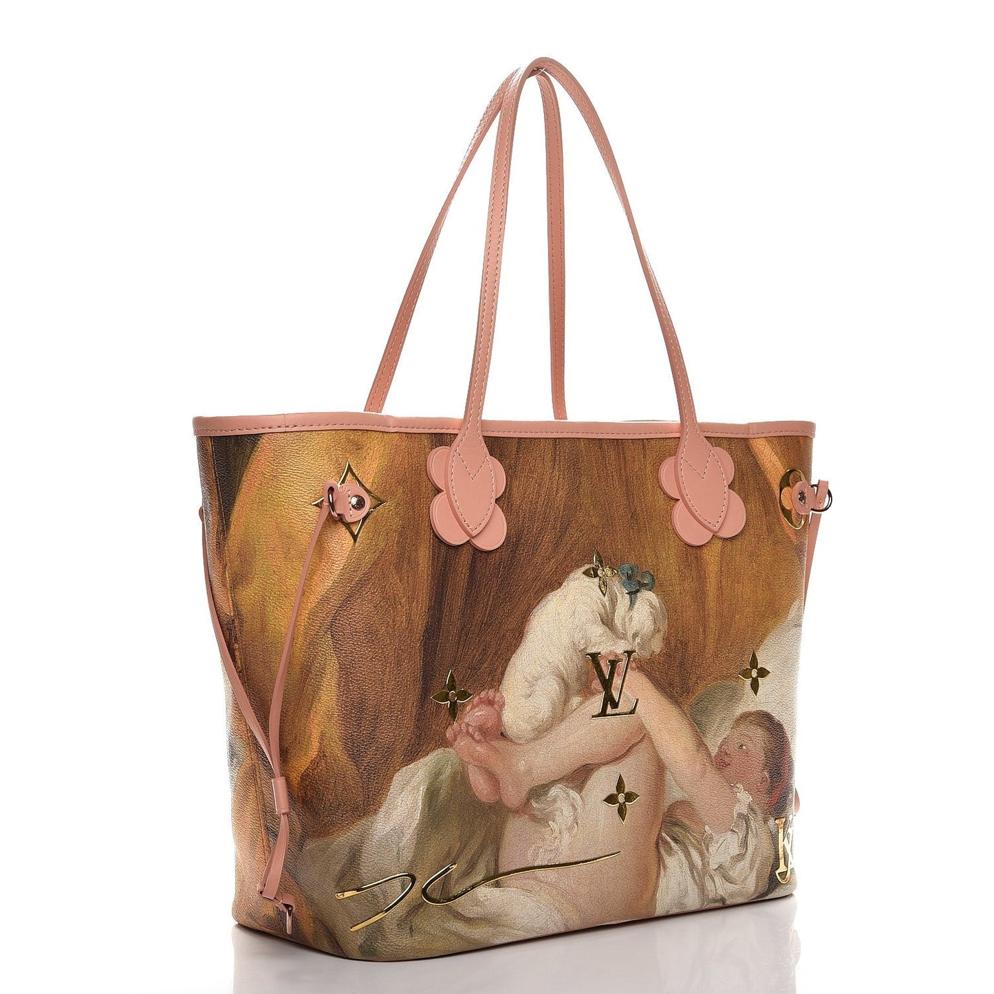 LOUIS VUITTON MASTERS COLLECTION FRAGONARD NEVERFULL TOTE BAG MM