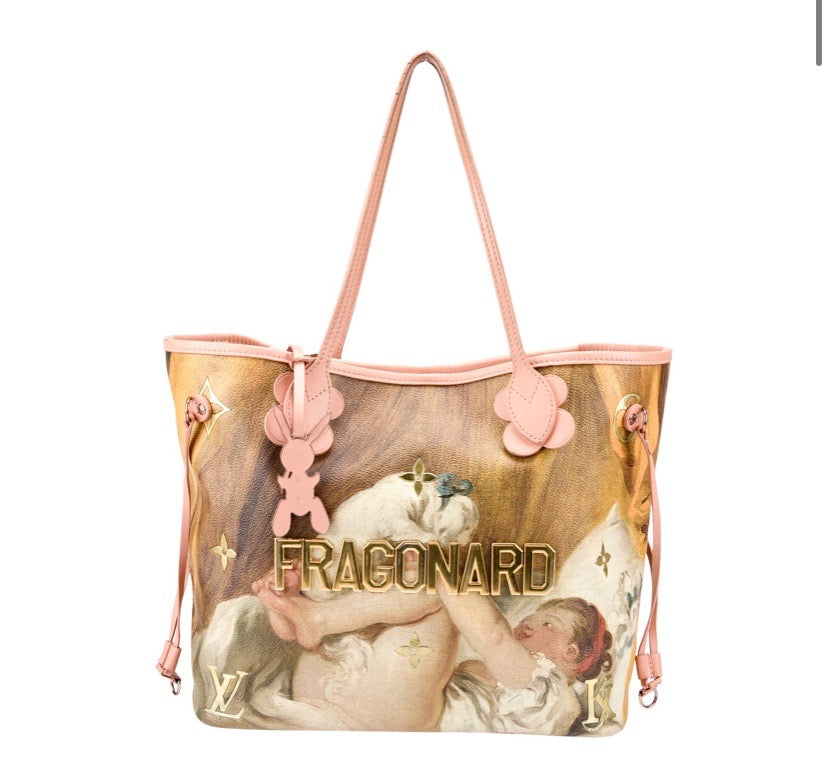 LOUIS VUITTON MASTERS COLLECTION FRAGONARD NEVERFULL TOTE BAG MM