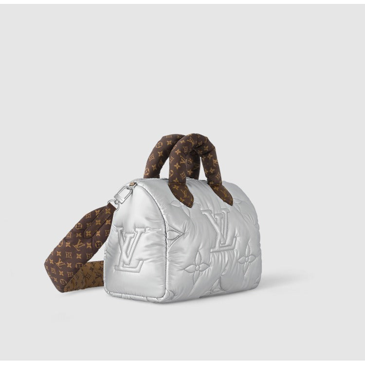 LOUIS VUITTON MONOGRAM PUFFER PILLOW SPEEDY 25 BANDOULIÈRE HANDBAG