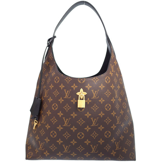LOUIS VUITTON MONOGRAM FLOWER HOBO BAG NOIR