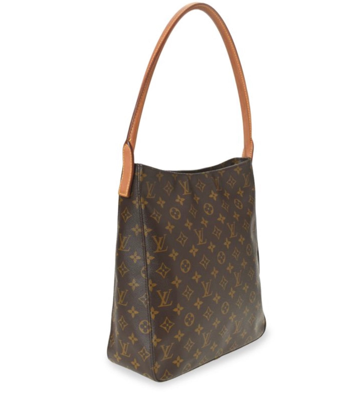 LOUIS VUITTON MONOGRAM LOOPING GM ZIPPED HOBO BAG