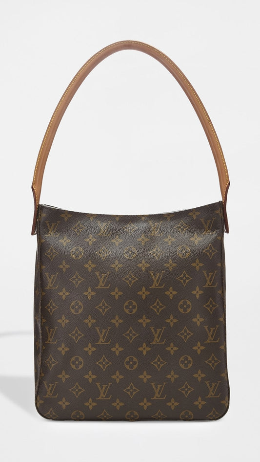 LOUIS VUITTON MONOGRAM LOOPING GM ZIPPED HOBO BAG