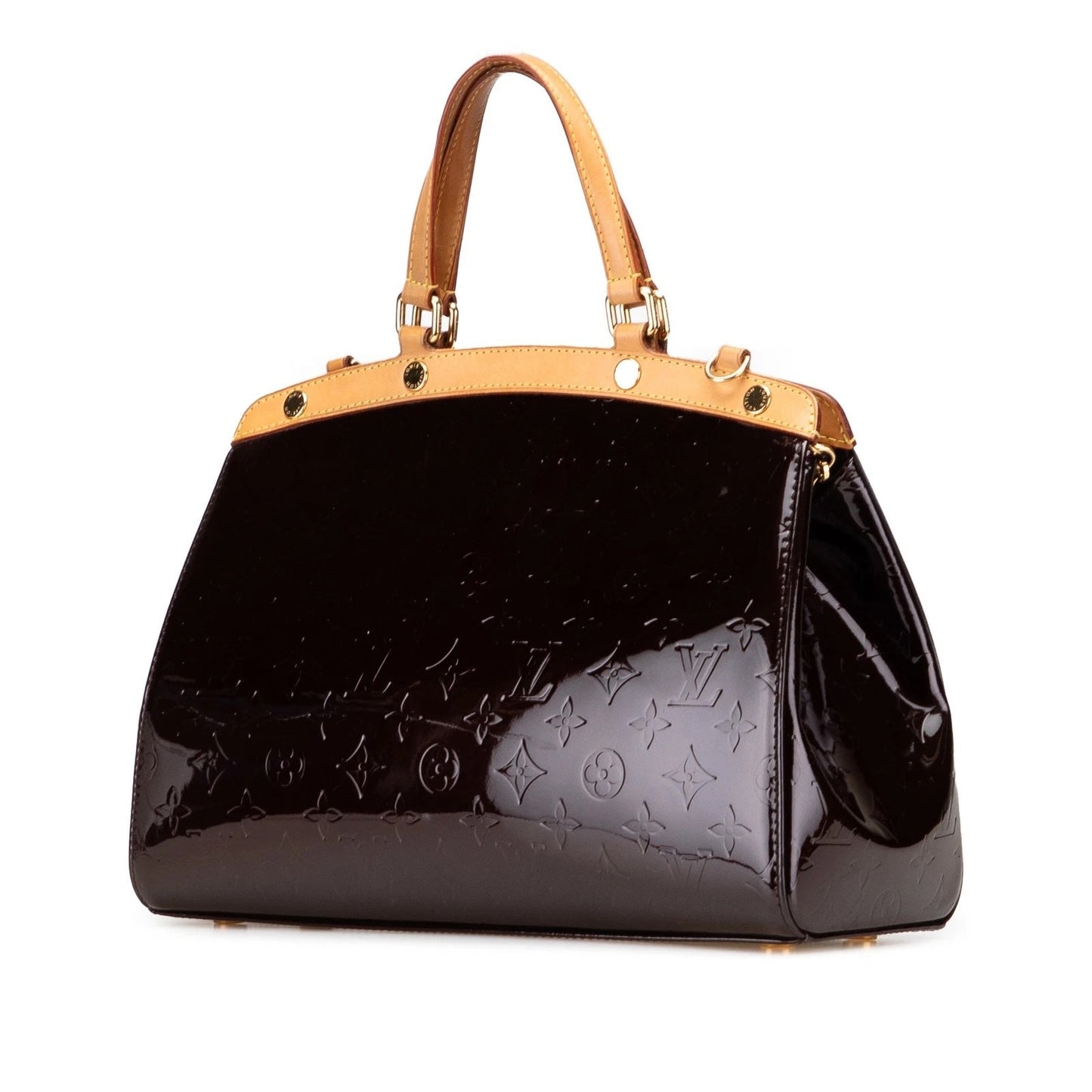 LOUIS VUITTON MONOGRAM VERNIS LEATHER BREA MM BAG