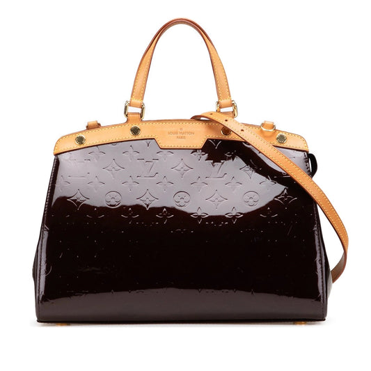 LOUIS VUITTON MONOGRAM VERNIS LEATHER BREA MM BAG