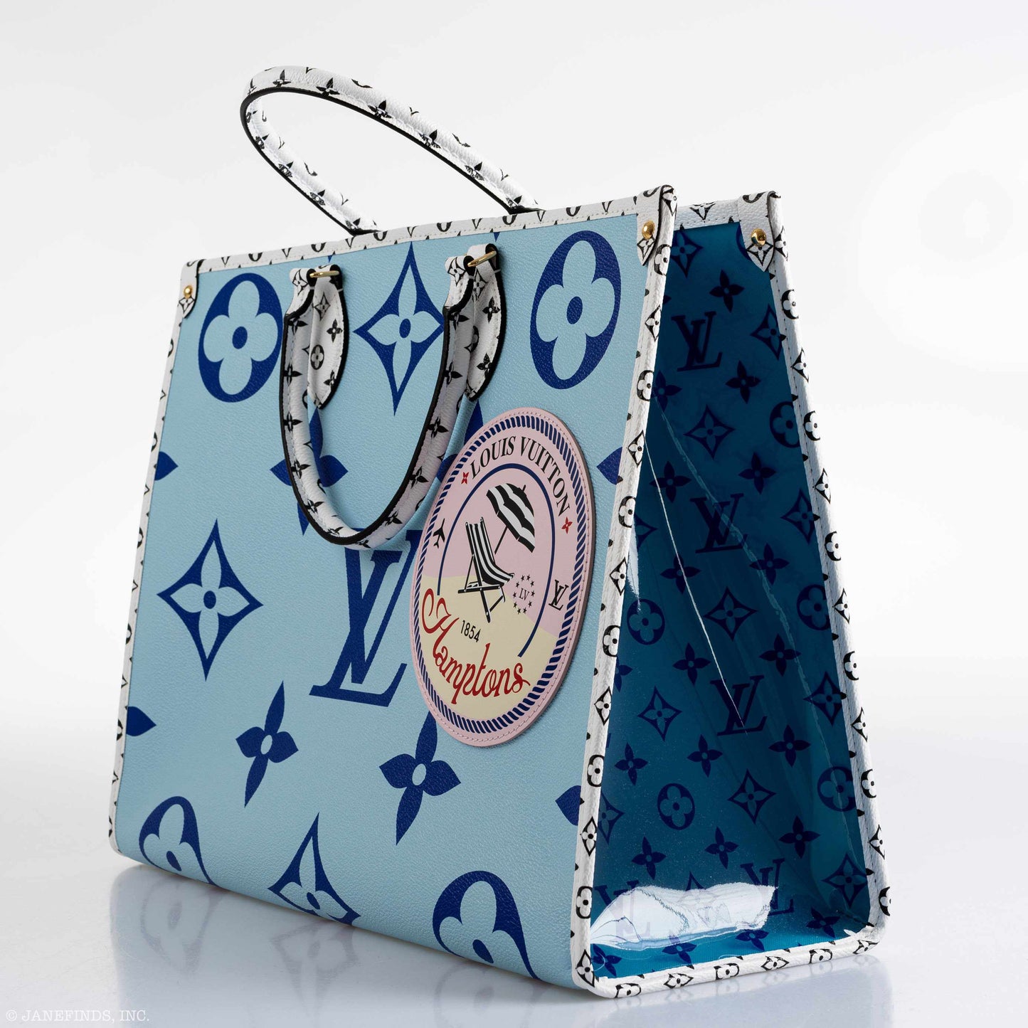 Louis Vuitton Onthego Monogram Giant Hamptons Blue - 2019 Limited