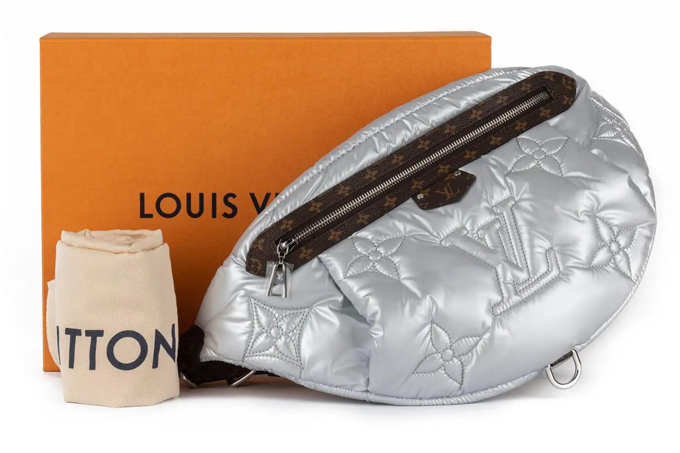LOUIS VUITTON PILLOW QUILTED MONOGRAM ECONYL BUMBAG