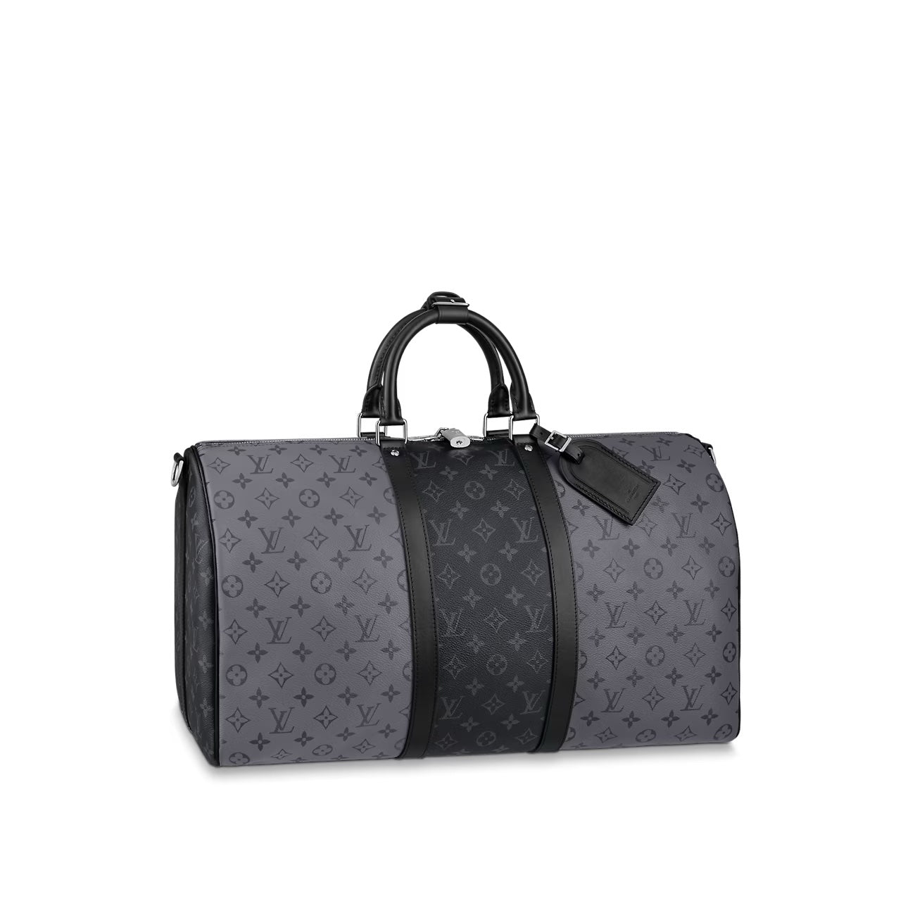 LOUIS VUITTON REVERSE MONOGRAM ECLIPSE KEEPALL BANDOULIÈRE 50 BAG