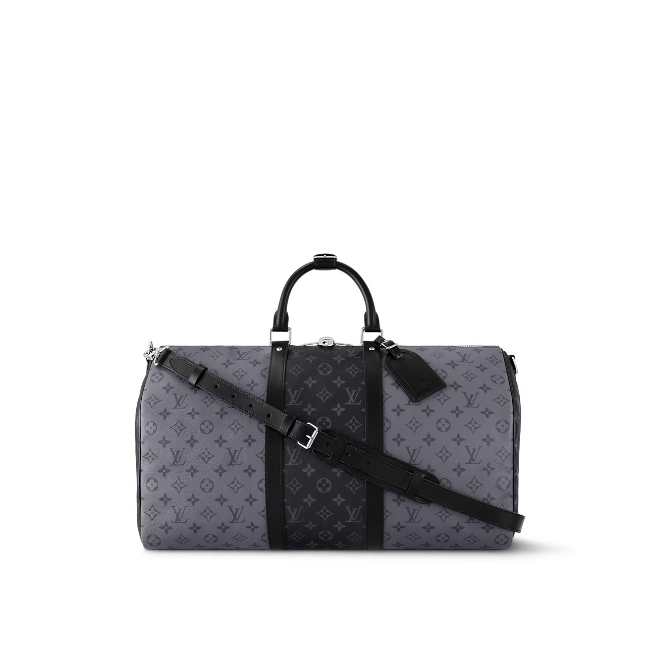 LOUIS VUITTON REVERSE MONOGRAM ECLIPSE KEEPALL BANDOULIÈRE 50 BAG