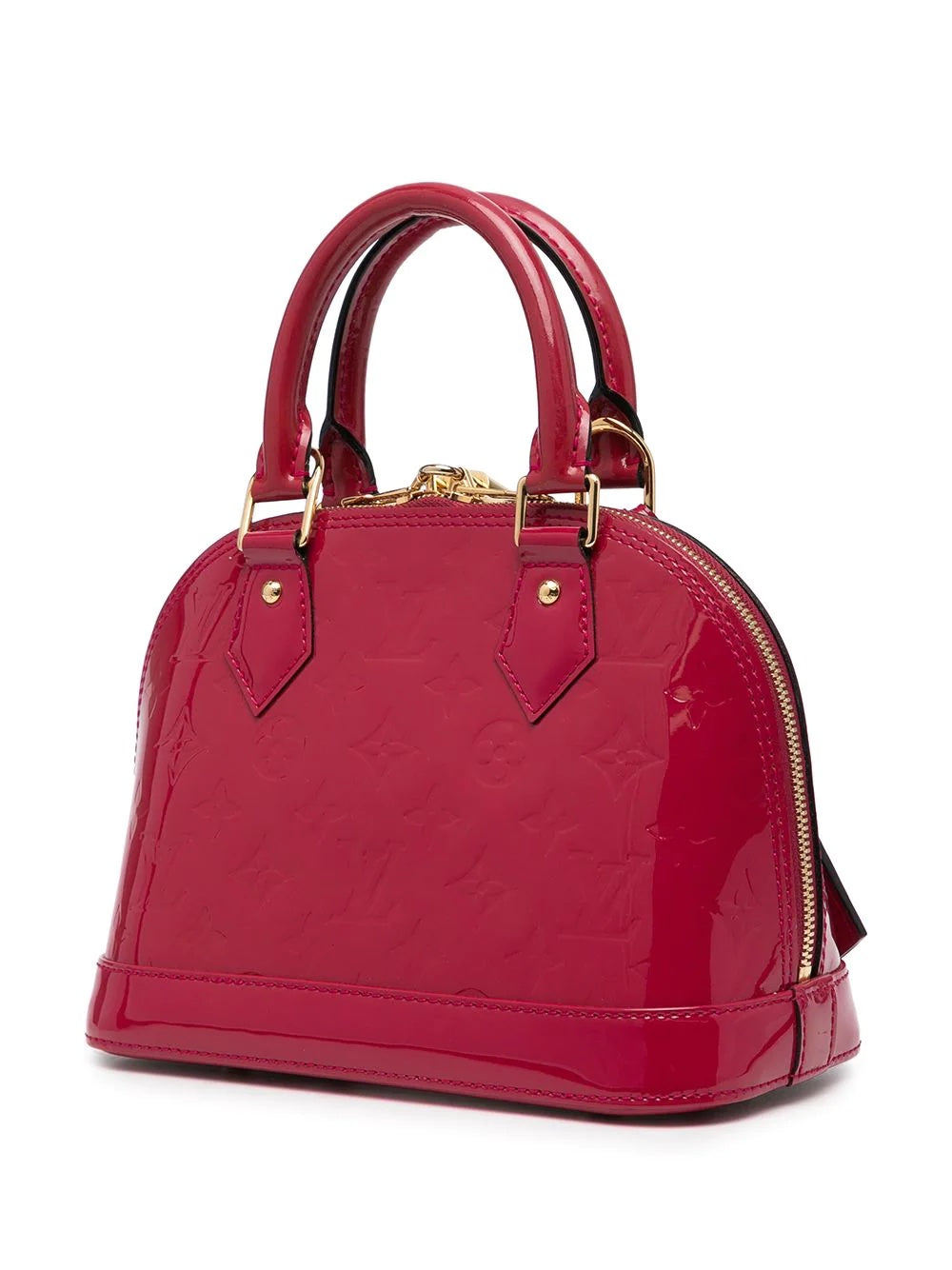 LOUIS VUITTON MONOGRAM VERNIS ALMA BB MAGENTA