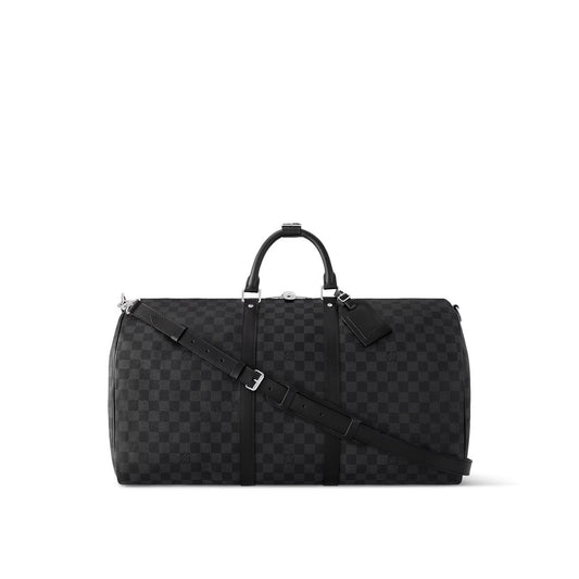 LOUIS VUITTON DAMIER GRAPHITE KEEPALL BANDOULIÈRE 55 BAG