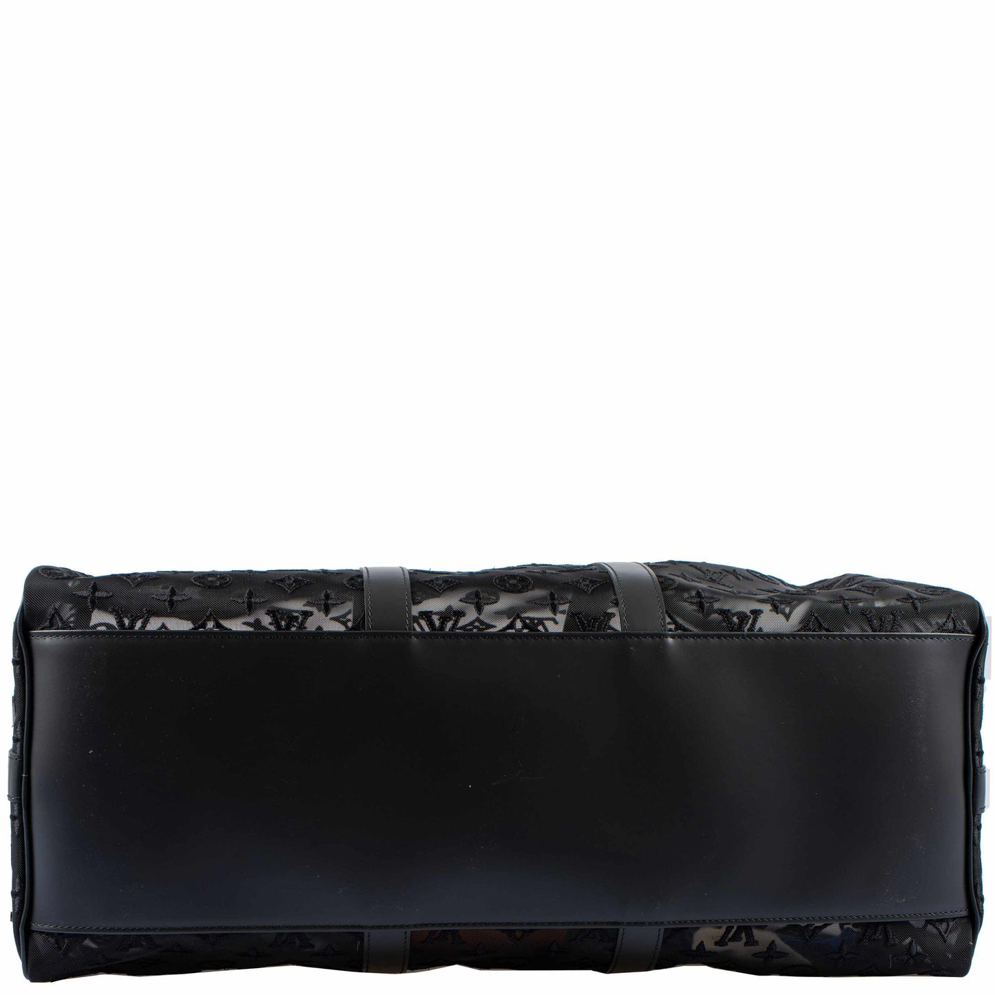 Louis Vuitton x Virgil Abloh Keepall 50 Bandouliere Black Monogram Mesh