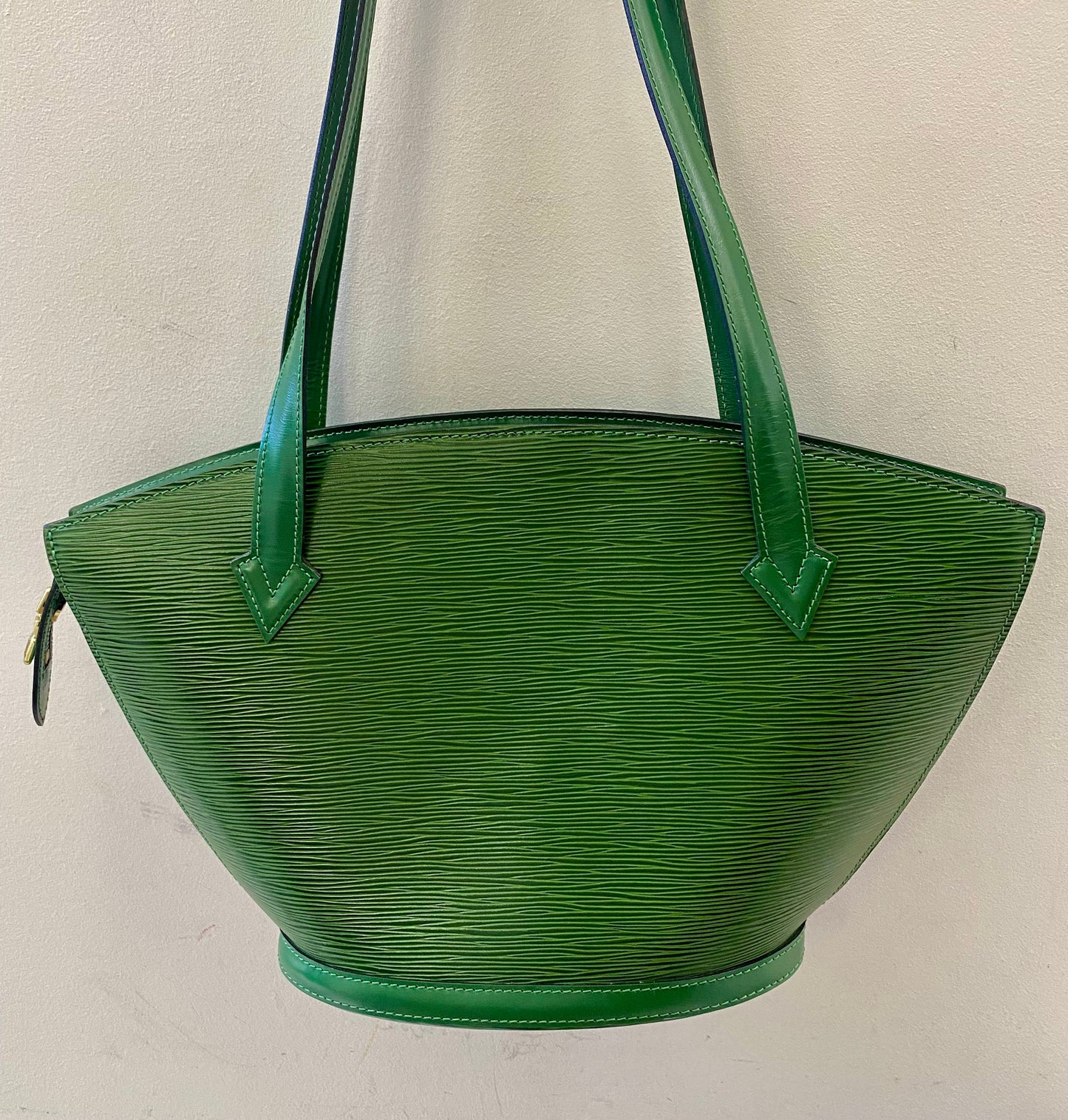 LOUIS VUITTON SAINT JACQUES PM SHOULDER BAG IN BORNEO GREEN