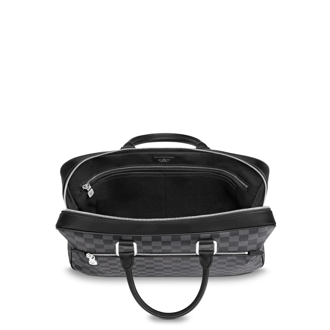 LOUIS VUITTON DAMIER GRAPHITE PORTE DOCUMENTS BUSINESS MM BAG