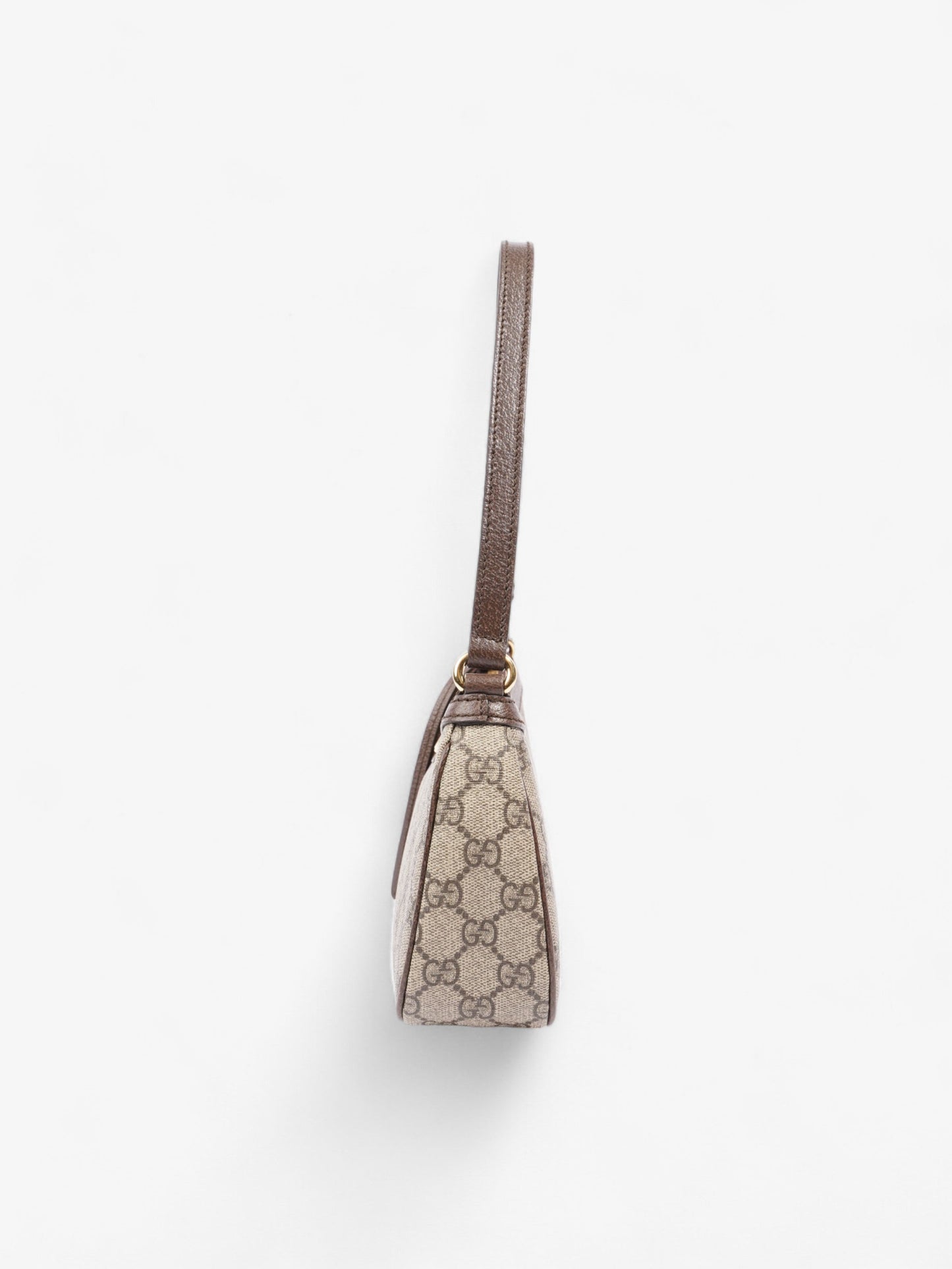 Gucci Ophidia Beige And Ebony GG Supreme Coated Canvas Small