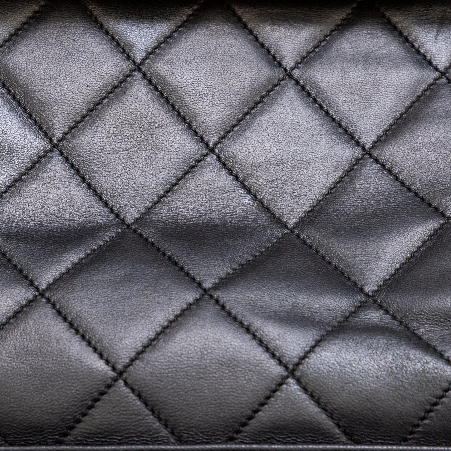 CHANEL Chanel Vintage Quilted Lambskin Drawstring Backpack