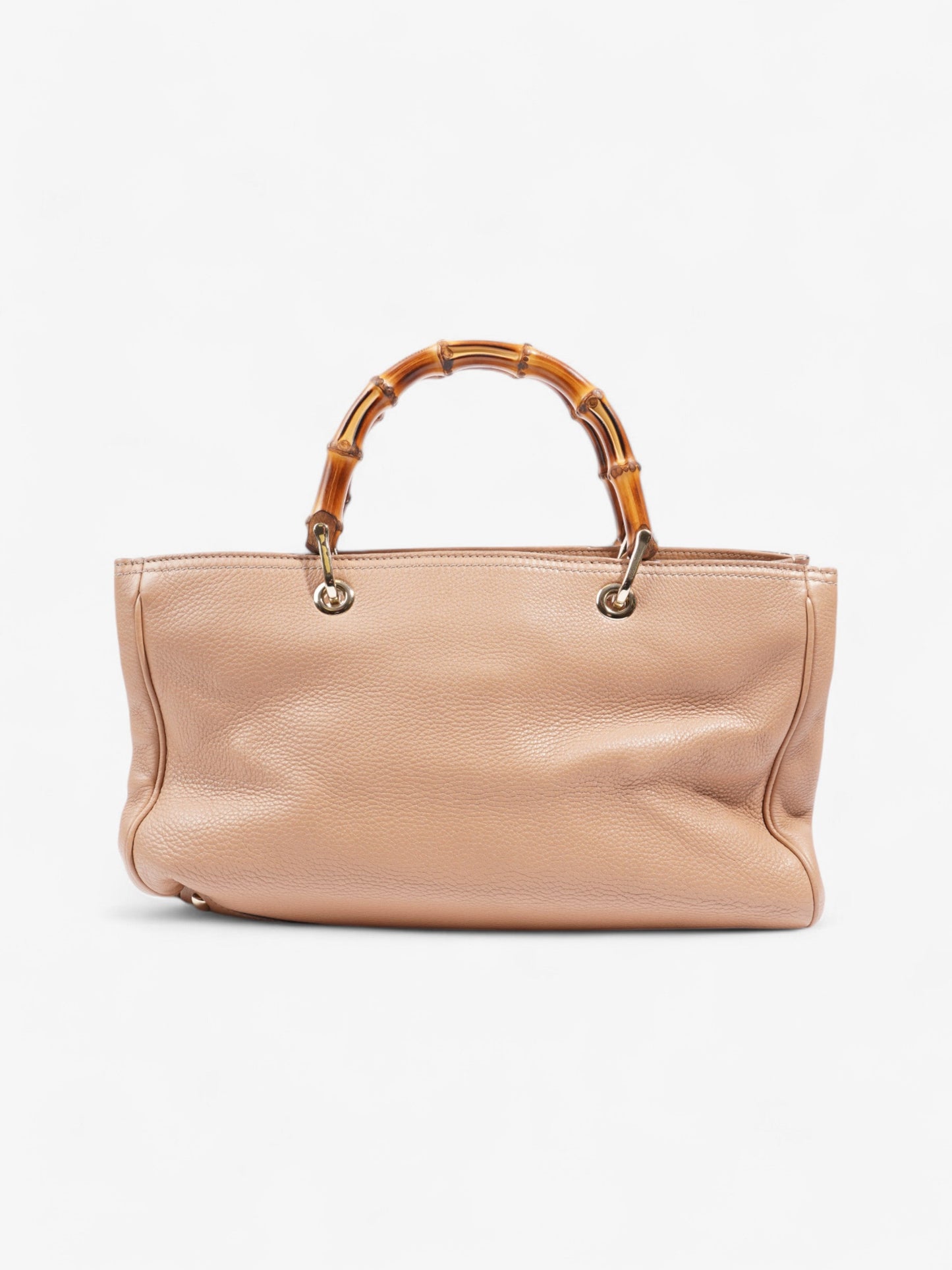 Gucci Bamboo Shopper Tote Beige Leather Medium