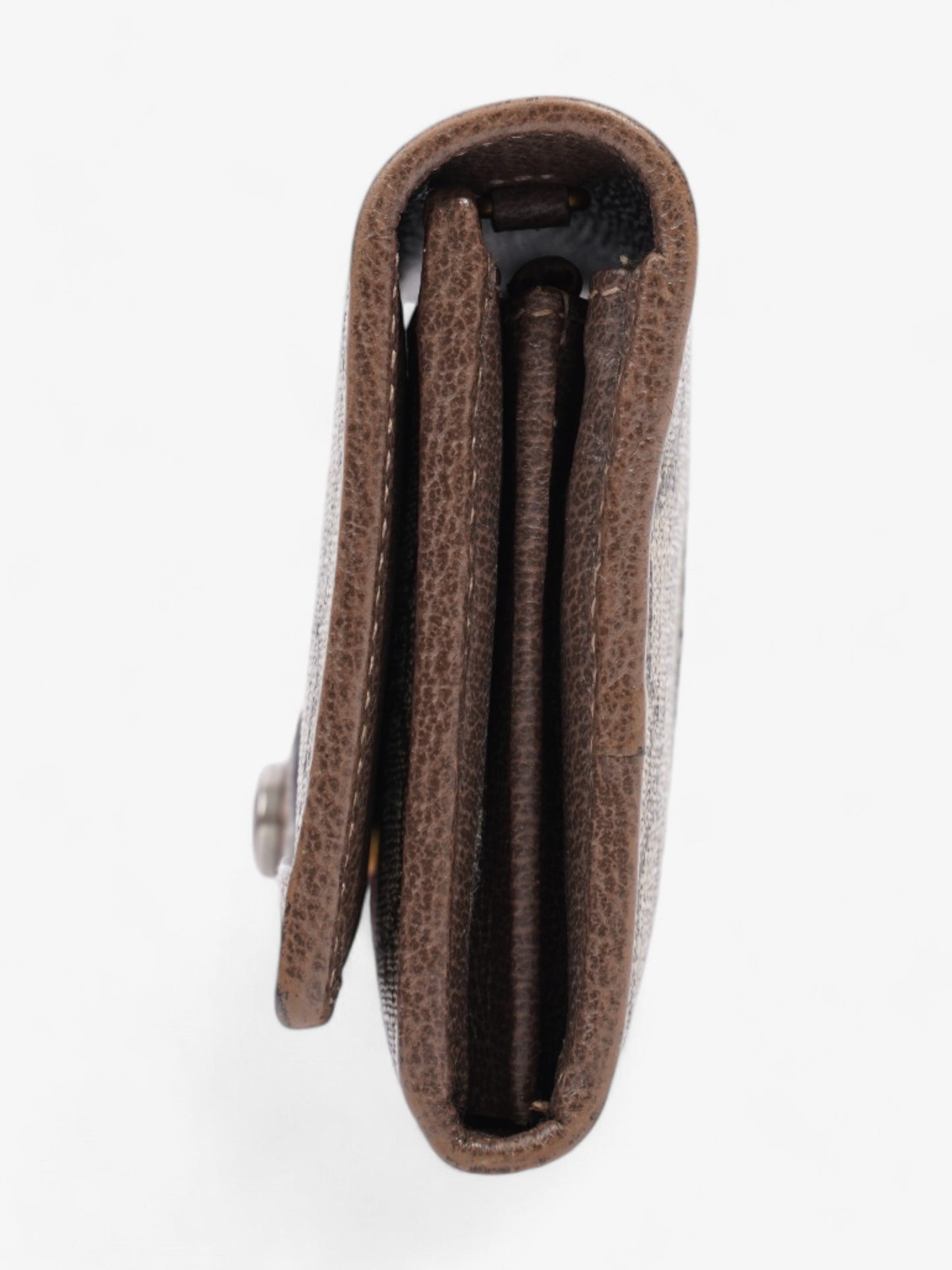 Gucci Ophidia Wallet GG Supreme / Green / Red Coated Canvas