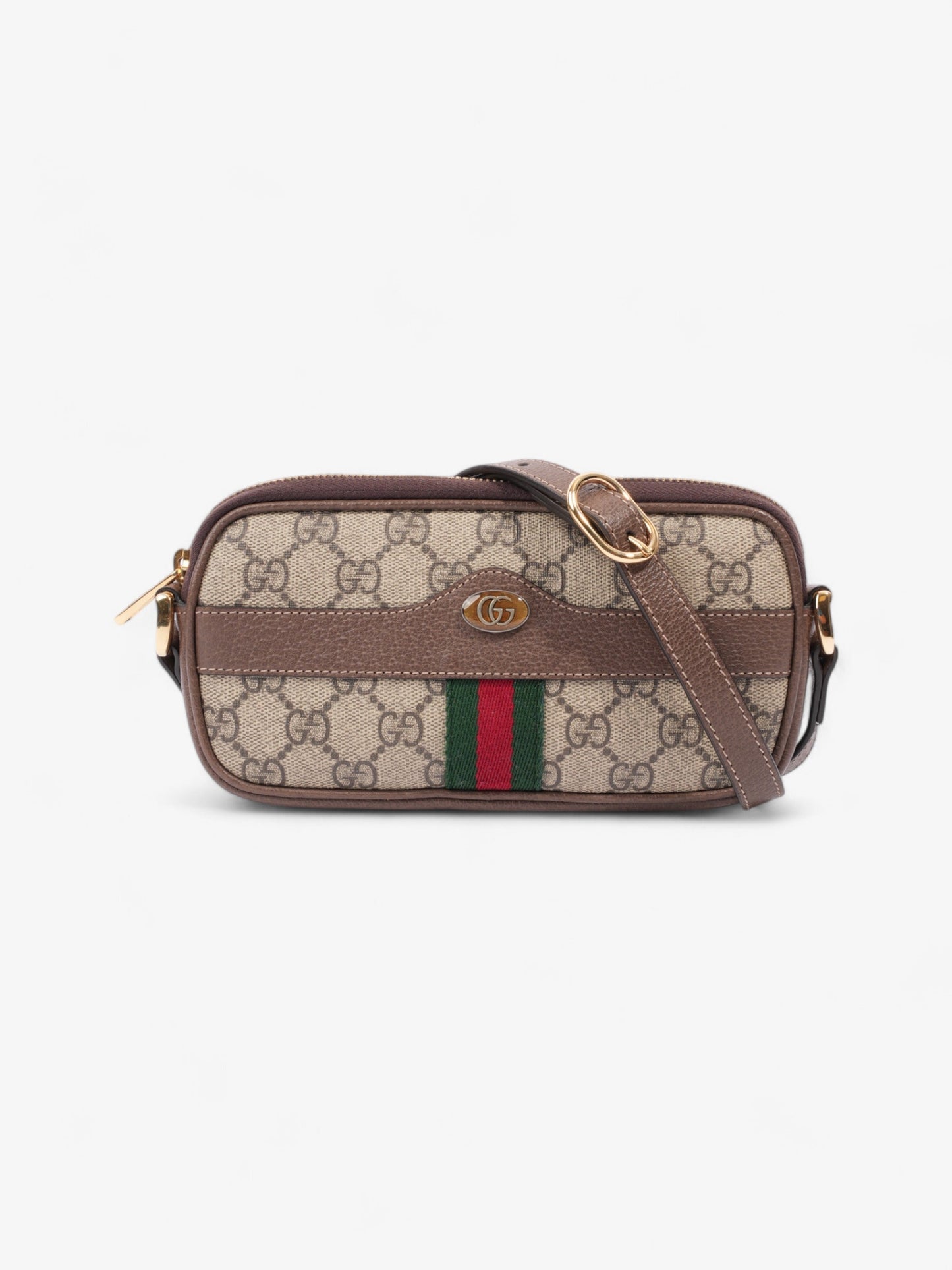 Gucci Ophidia GG Web GG Supreme / Red / Green Canvas Mini