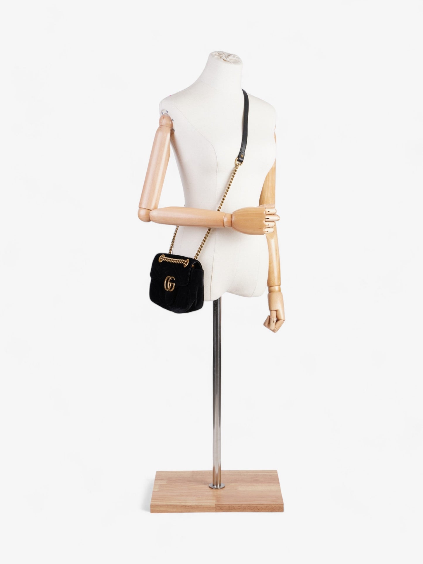 Gucci GG Marmont Black Velvet Mini