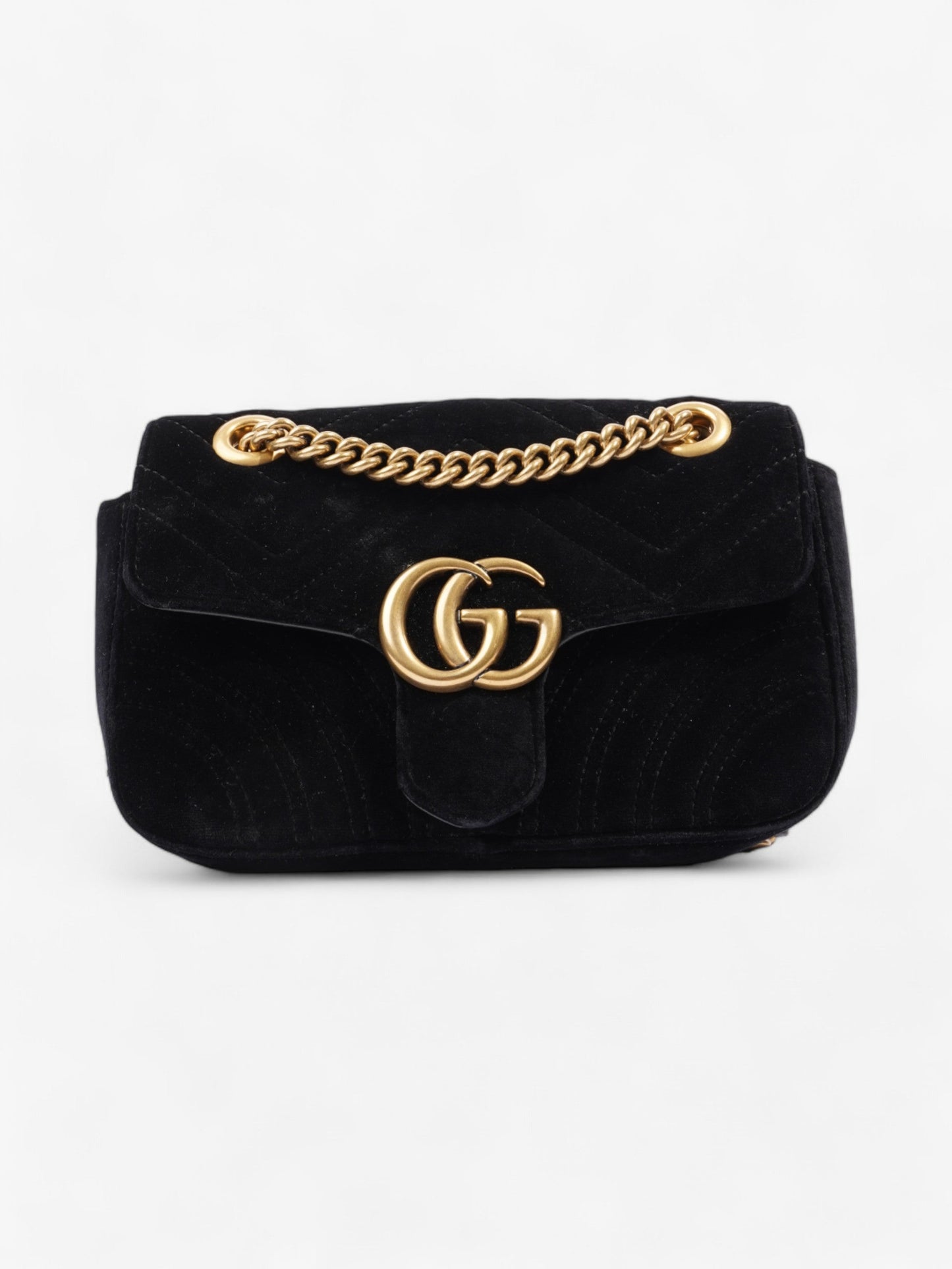 Gucci GG Marmont Black Velvet Mini