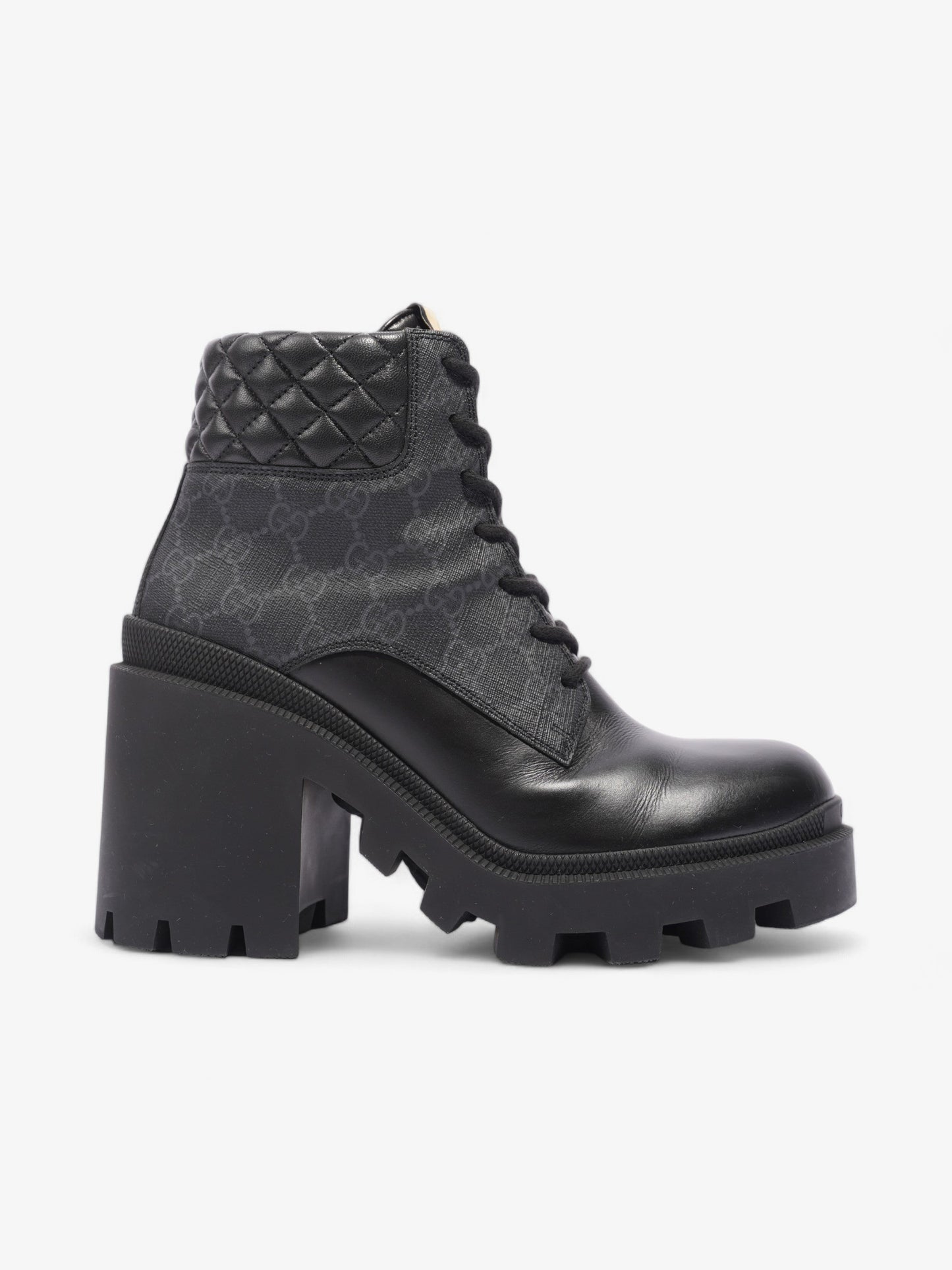 Gucci GG Bootie Black Leather EU 39 UK 6