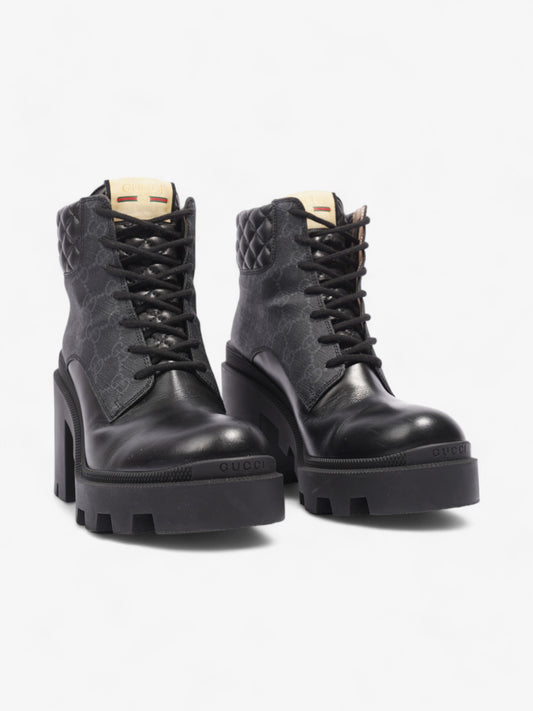 Gucci GG Bootie Black Leather EU 39 UK 6