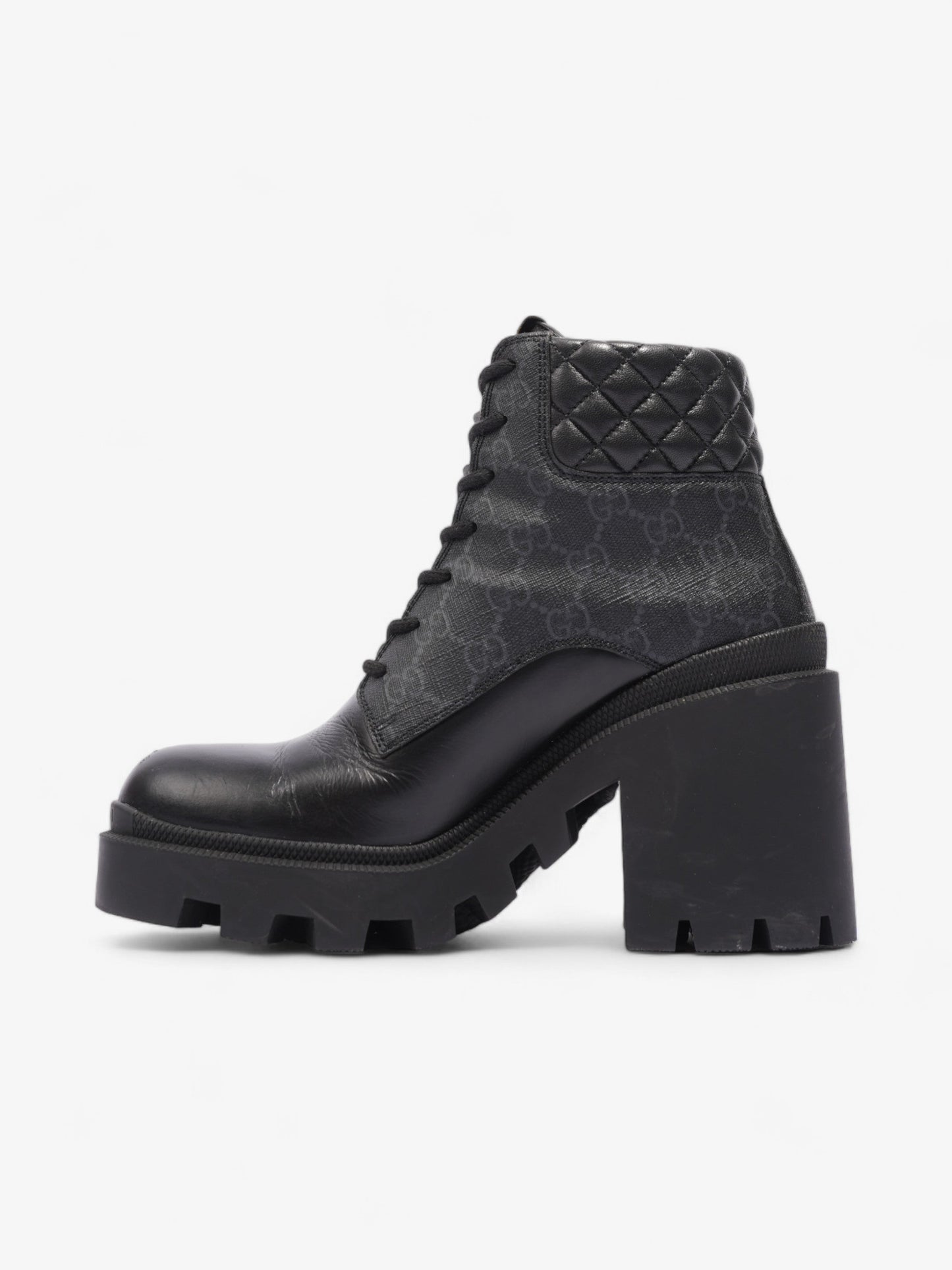 Gucci GG Bootie Black Leather EU 39 UK 6