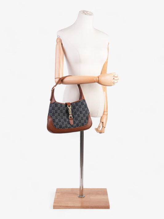 Gucci Jackie 1961 Blue / Brown Denim