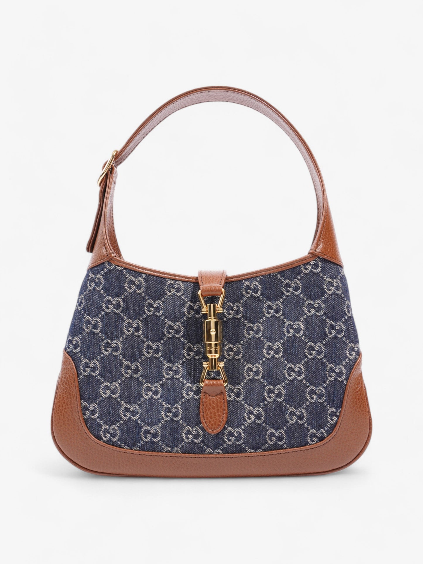 Gucci Jackie 1961 Blue / Brown Denim