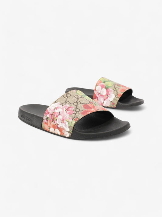 Gucci GG Floral Sliders Beige  / Floral Canvas EU 40 UK 7