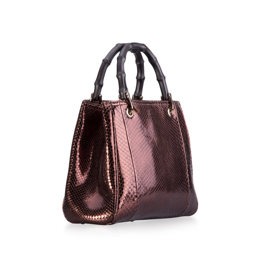 Gucci Bamboo Shopper Python