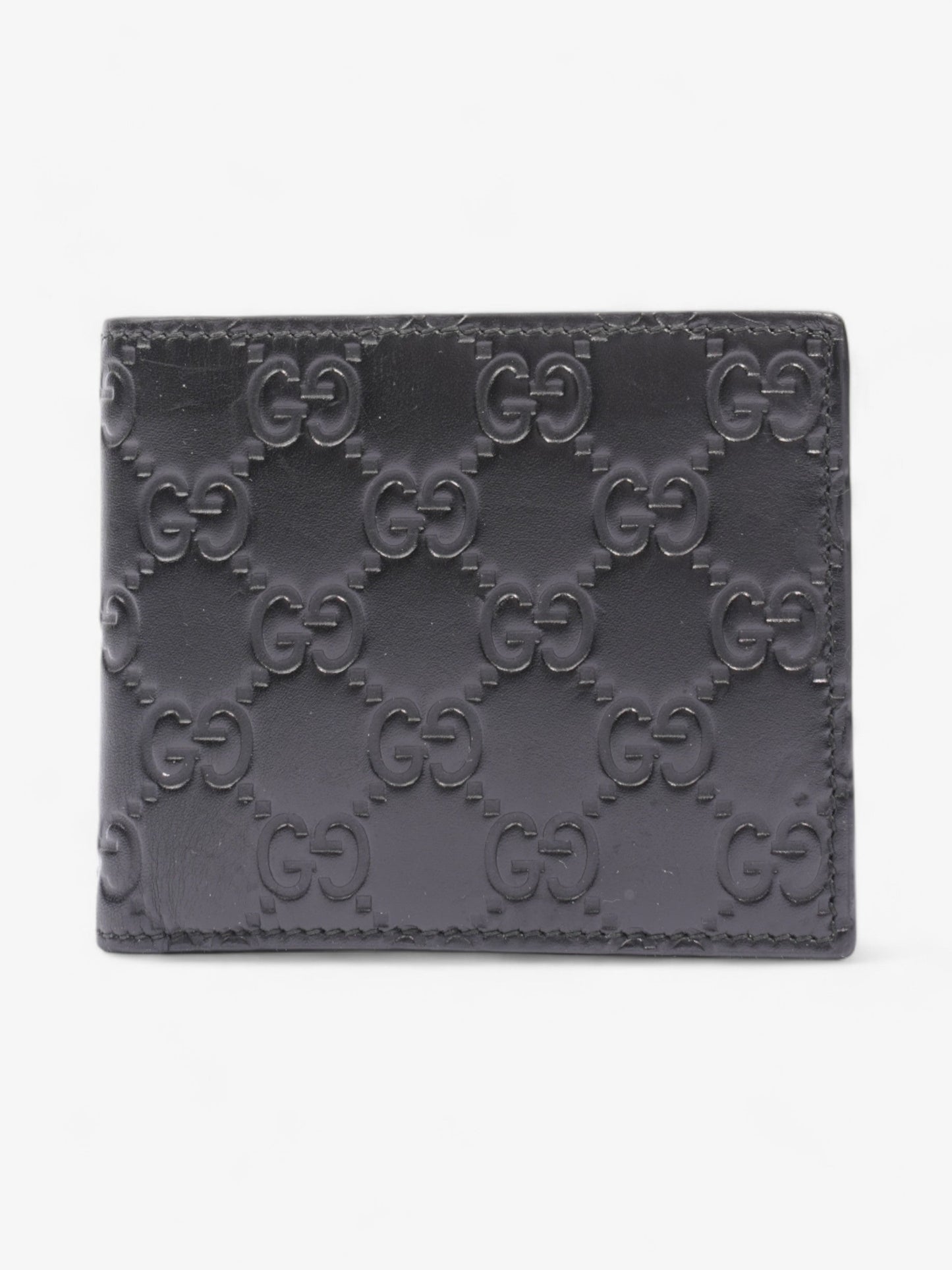 Gucci Signature Wallet Black Leather
