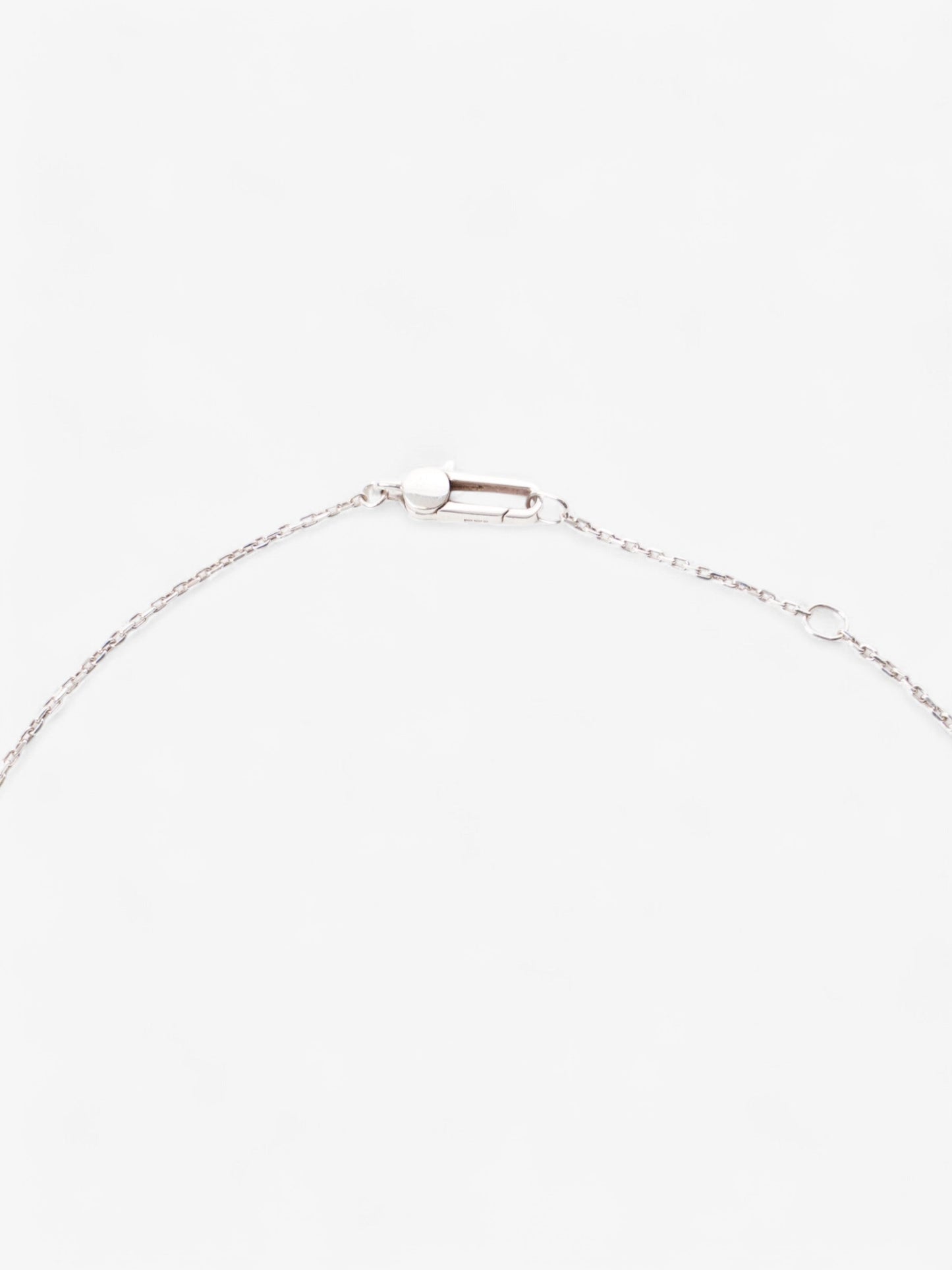 Gucci Trademark Heart Necklace Silver Silver Sterling