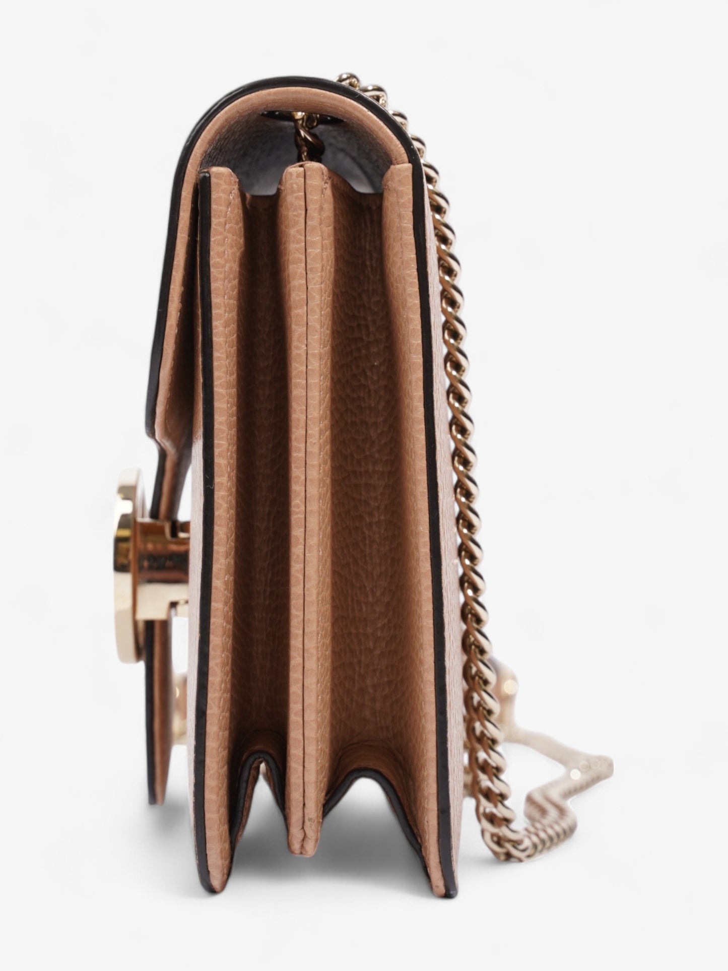 Gucci Interlocking G Chain Camel Leather