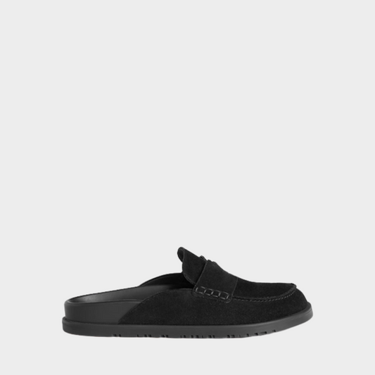 Noir Go Mule Designer Slides & Sandals for Men