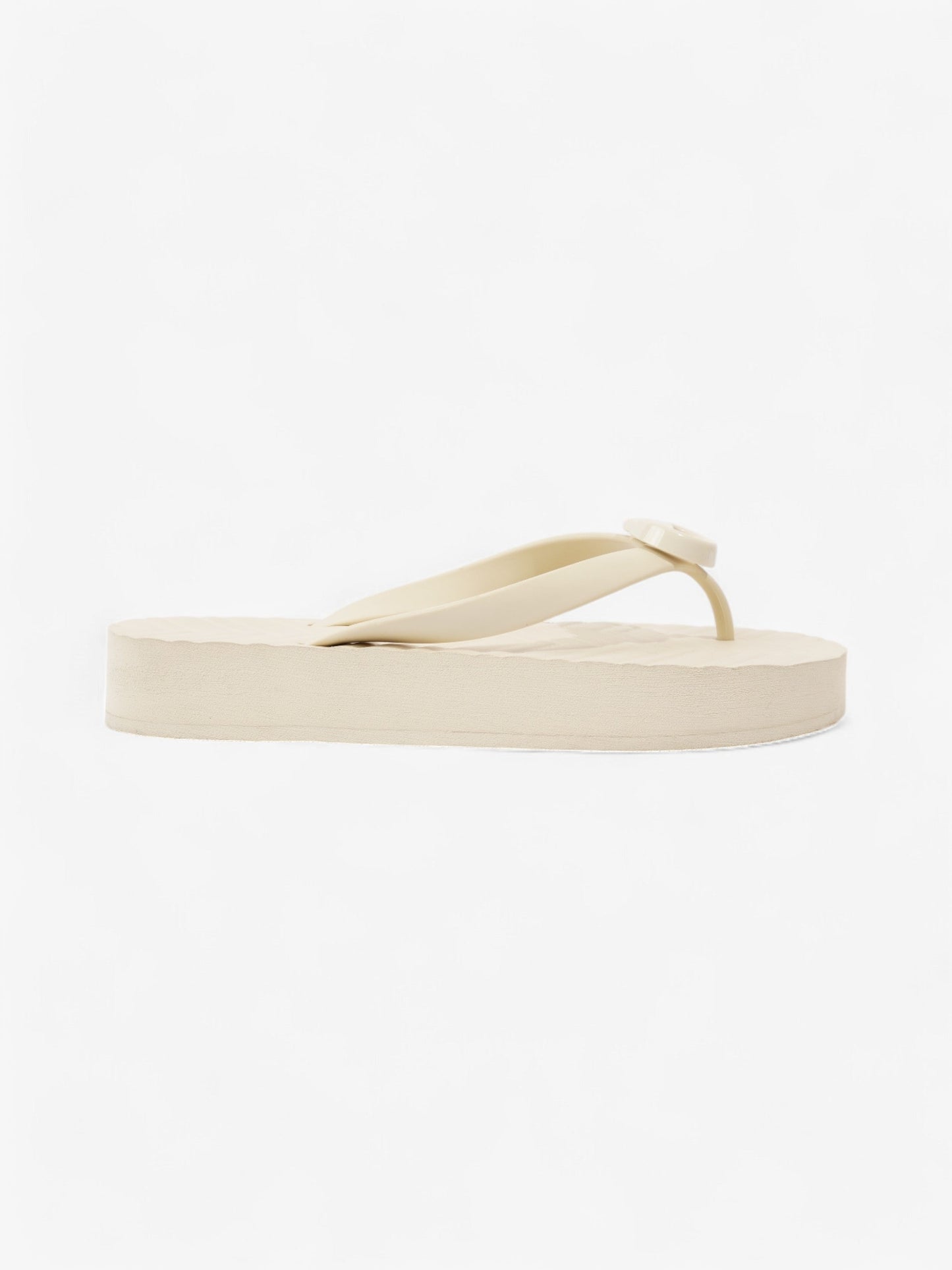 Gucci Double G Platform Sandal Cream Rubber EU 38 UK 5