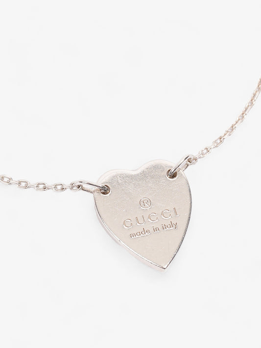 Gucci Heart Bracelet Silver Silver Sterling 17