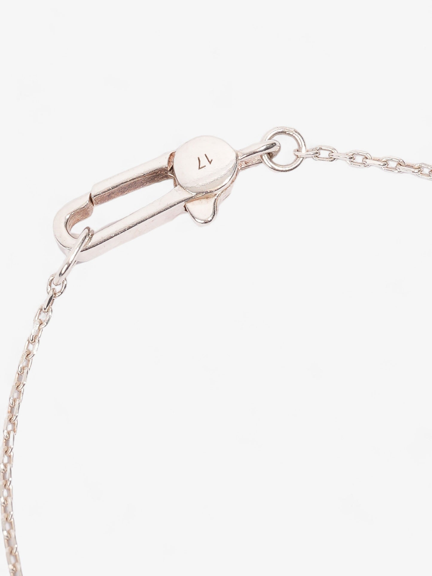 Gucci Heart Bracelet Silver Silver Sterling 17