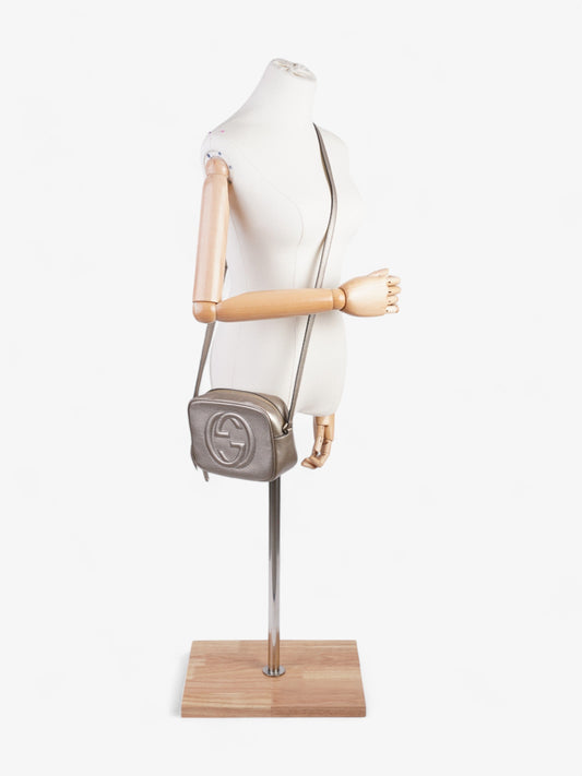 Gucci Soho Disco Bag Golden Beige Calfskin Leather Small