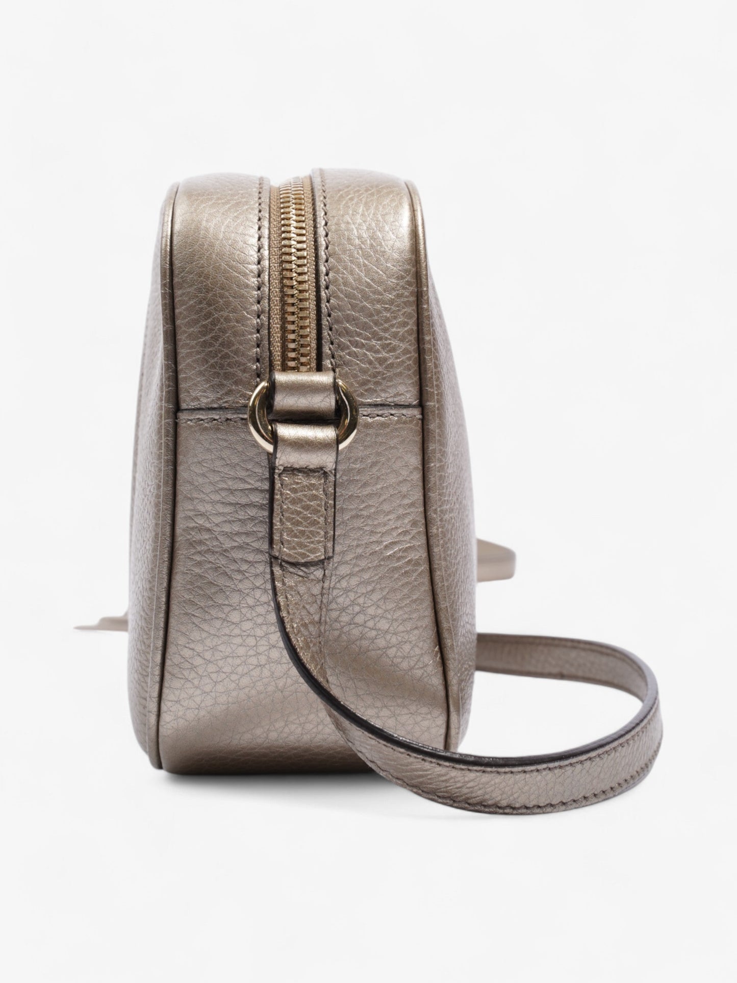 Gucci Soho Disco Bag Golden Beige Calfskin Leather Small