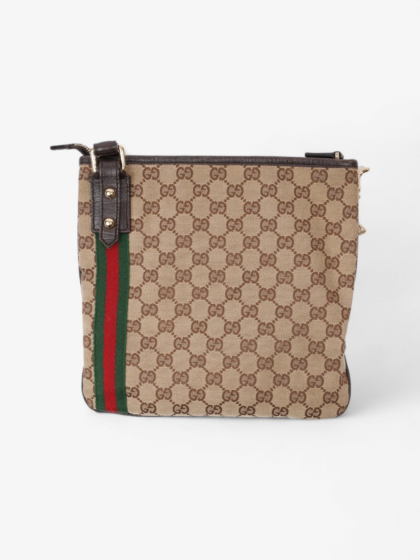 Gucci Sherry Line GG Supreme / Red / Green Canvas